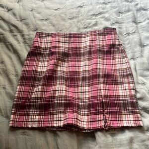 Girls plaid skirt size medium 8-10